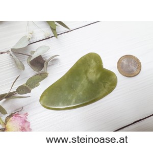 Gua Sha Schaber JADE Herz